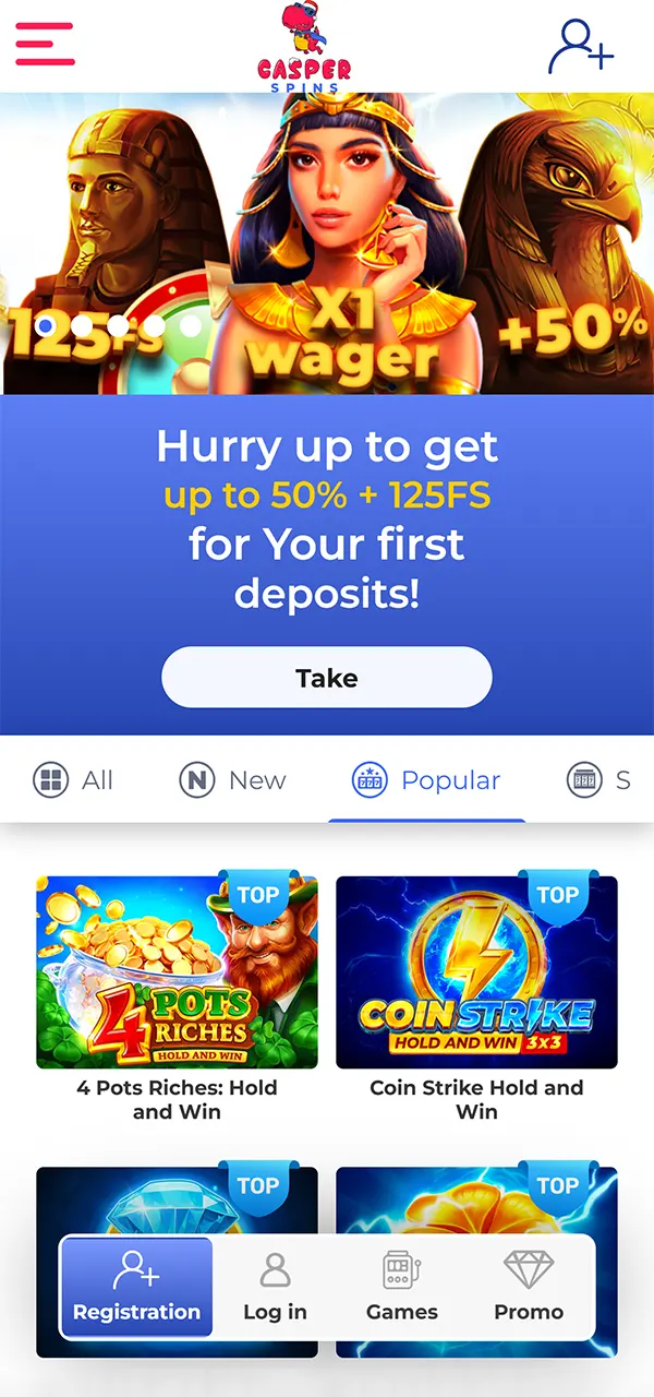 Join Casper Spins Casino and start your journey to victory.
